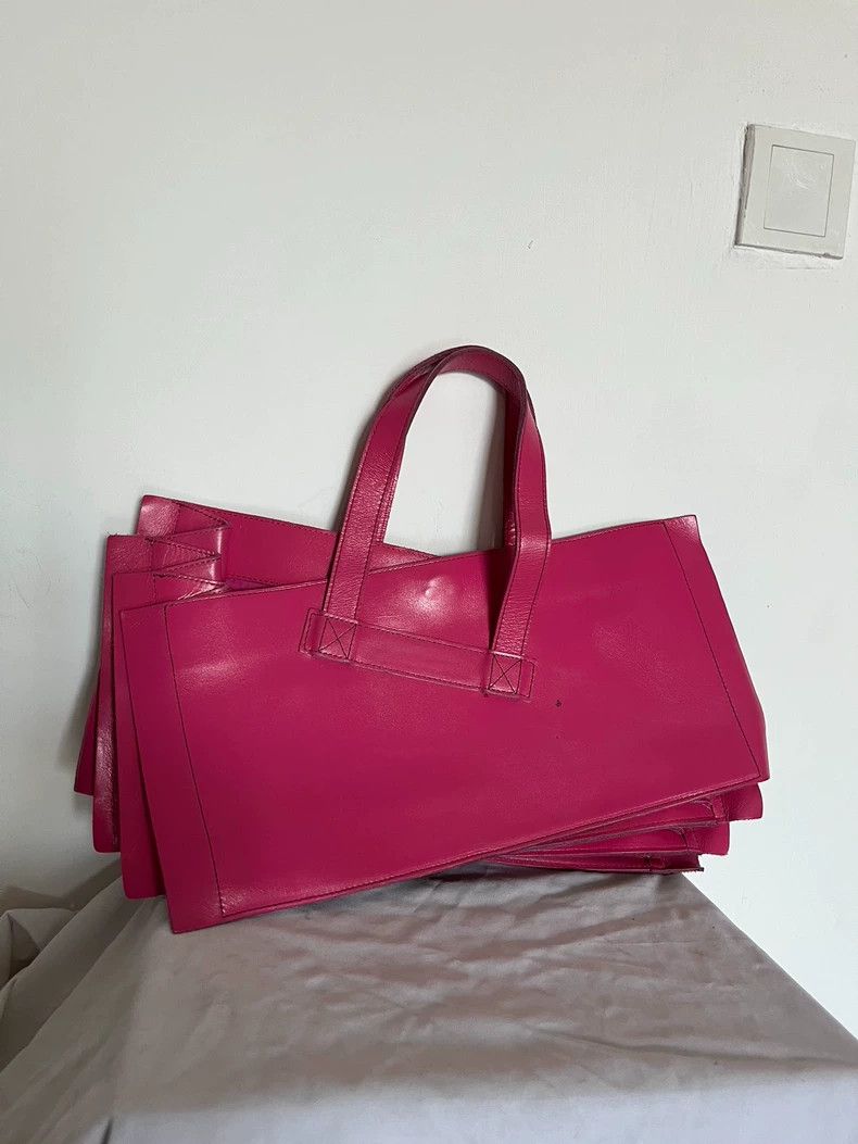 Masaki Matsushima Masaki Matsushima Pink Accordion Handbag Size ONE SIZE - 2 Thumbnail