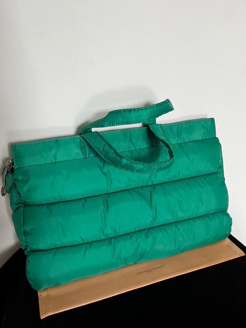 Masaki Matsushima Masaki Matsushima Green Soft Tote Bag Size ONE SIZE - 4 Thumbnail