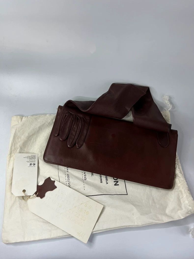 Maison Margiela Maison Margiela H&M Dark Red Glove Bag Size ONE SIZE - 8 Thumbnail