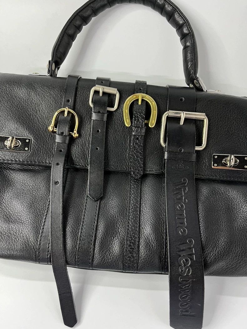 Vivienne Westwood Vivienne Westwood Black Accordion Handbag Large Size ONE SIZE - 4 Thumbnail