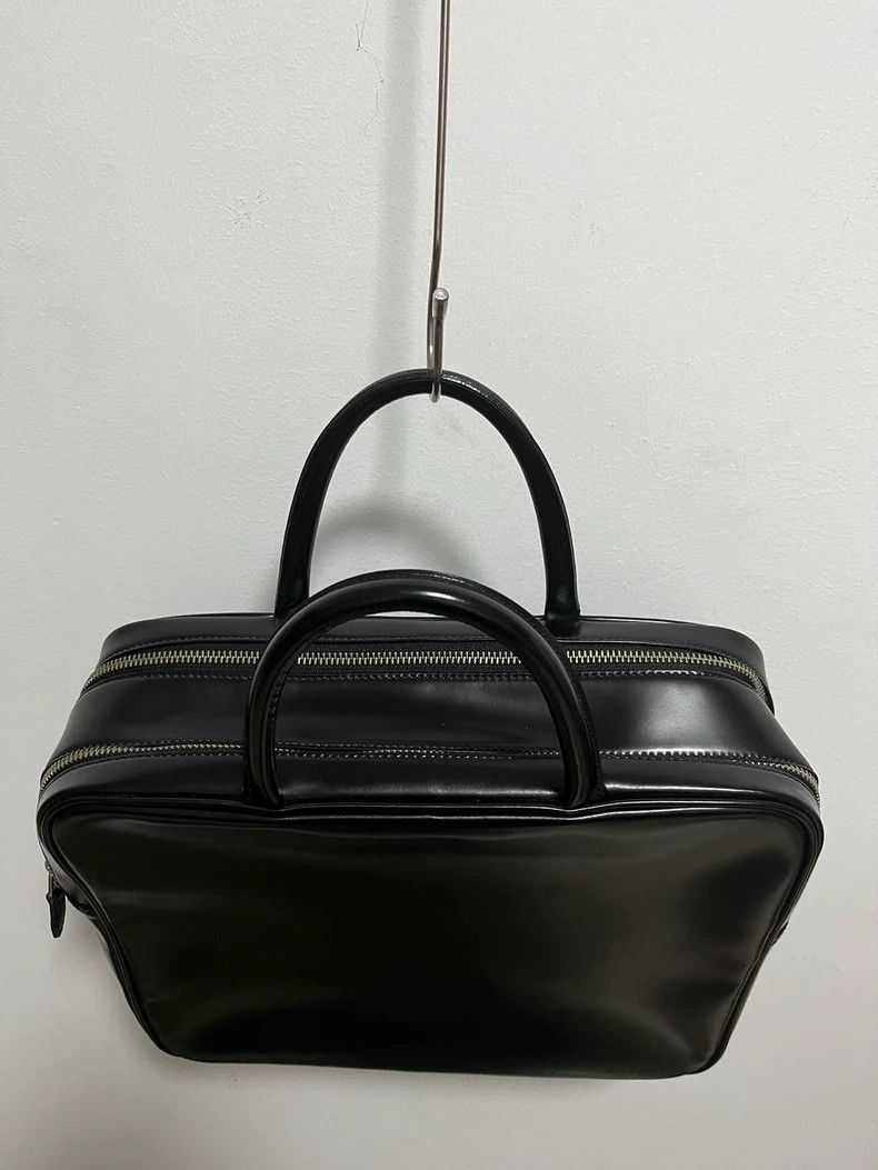 Comme des Garcons Comme des Garçons Black Leather Handbag Size ONE SIZE - 3 Thumbnail