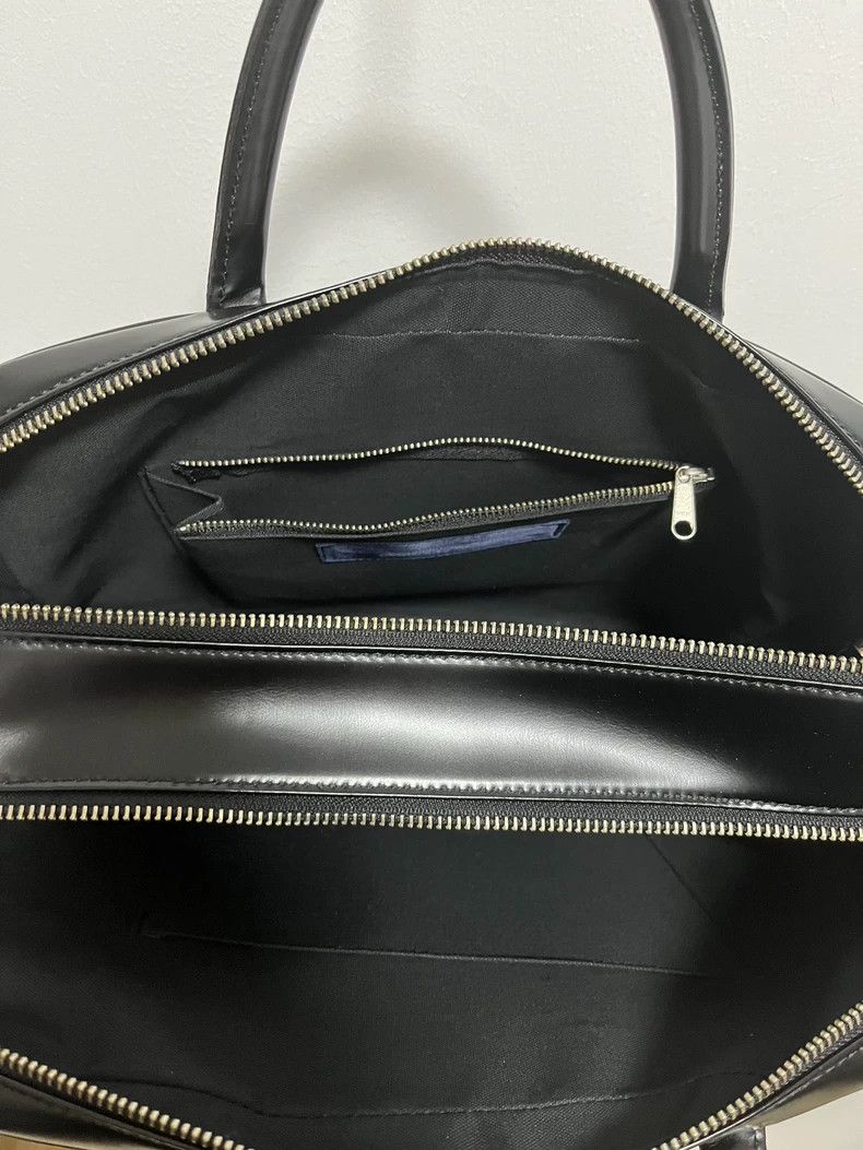 Comme des Garcons Comme des Garçons Black Leather Handbag Size ONE SIZE - 4 Thumbnail