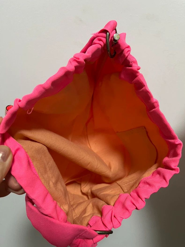 Masaki Matsushima Handmade Pink Bag with Cigarette Design Size ONE SIZE - 5 Thumbnail