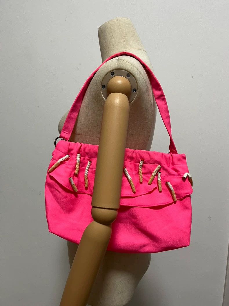 Masaki Matsushima Handmade Pink Bag with Cigarette Design Size ONE SIZE - 6 Thumbnail
