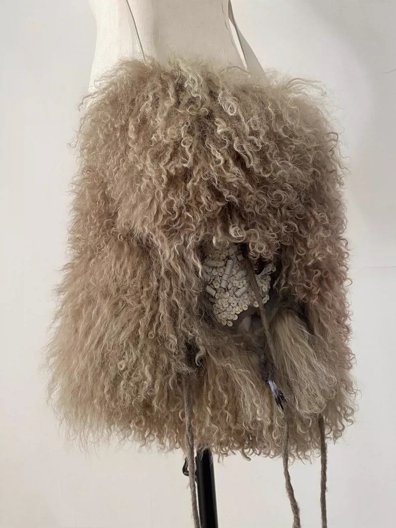 Maison Margiela Faux Fur Fringe Crossbody Bag Size ONE SIZE - 2 Thumbnail