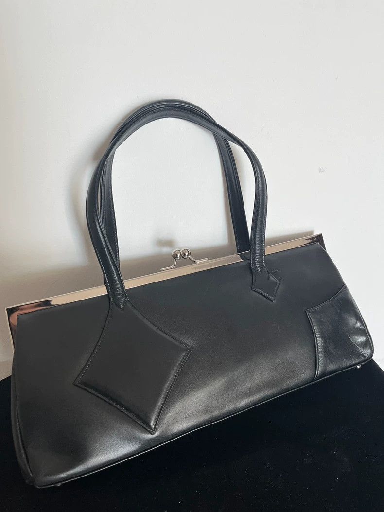 Vivienne Westwood Vivienne Westwood Black Clutch Handbag Size ONE SIZE - 6 Thumbnail