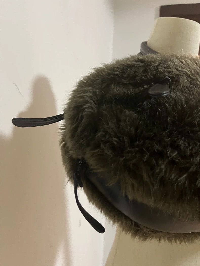 Yohji Yamamoto Yohji Yamamoto Fur Handbag Shoulder Bag Size ONE SIZE - 8 Thumbnail