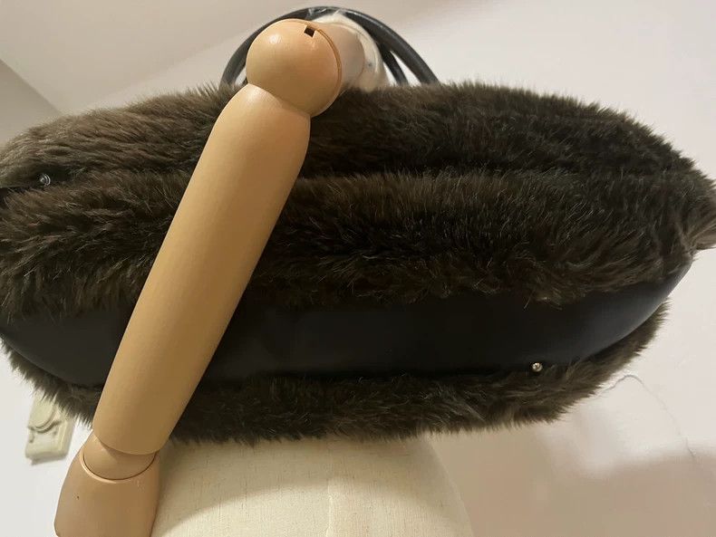 Yohji Yamamoto Yohji Yamamoto Fur Handbag Shoulder Bag Size ONE SIZE - 5 Thumbnail