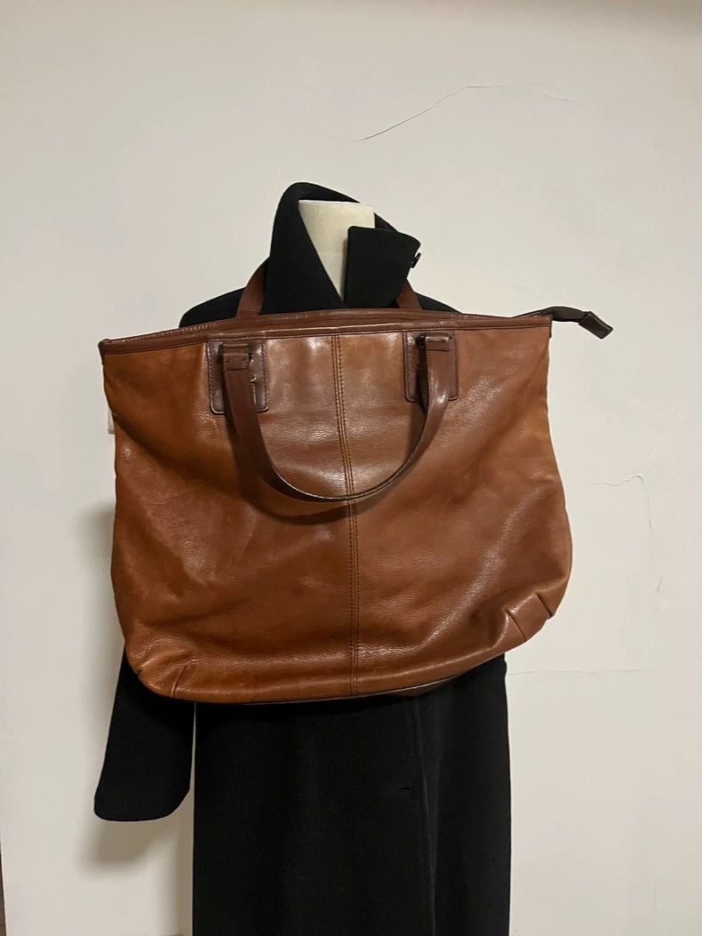 Yohji Yamamoto Yohji Yamamoto Brown Tote Bag Size ONE SIZE - 5 Thumbnail
