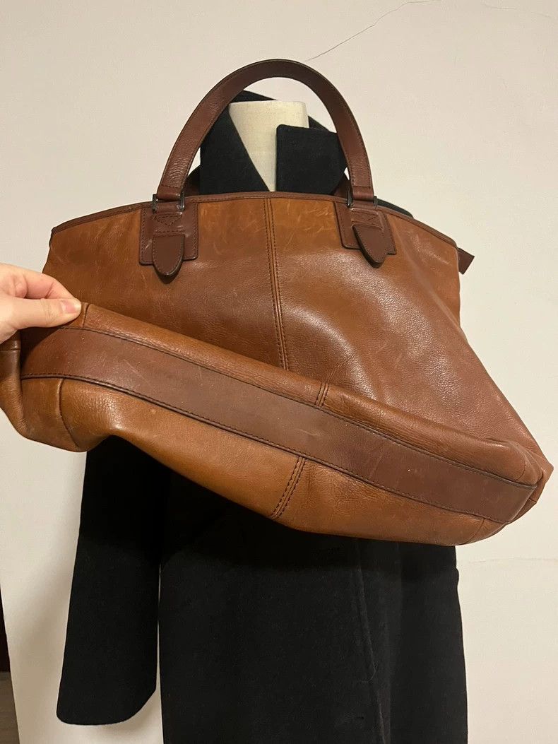 Yohji Yamamoto Yohji Yamamoto Brown Tote Bag Size ONE SIZE - 9 Thumbnail