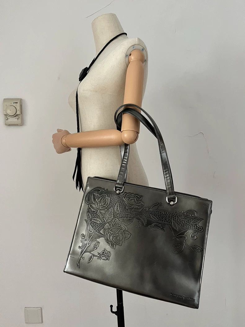 Jean Paul Gaultier Jean Paul Gaultier Silver Tote Bag Size ONE SIZE - 2 Thumbnail