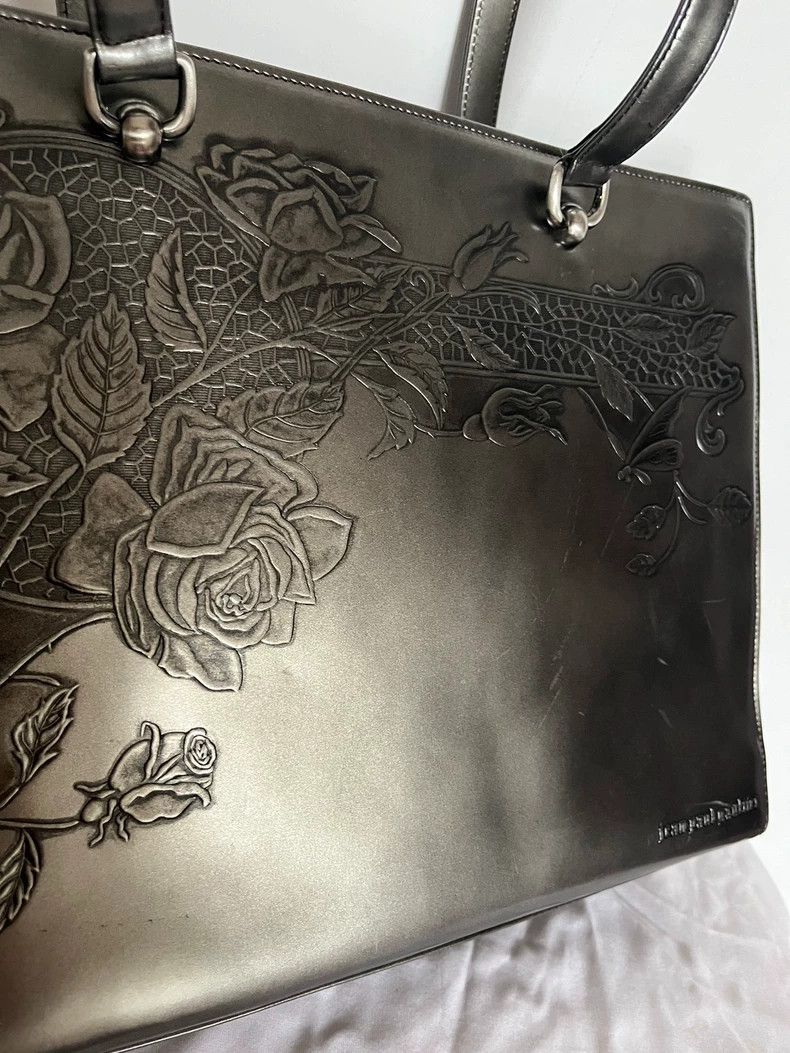 Jean Paul Gaultier Jean Paul Gaultier Silver Tote Bag Size ONE SIZE - 5 Thumbnail