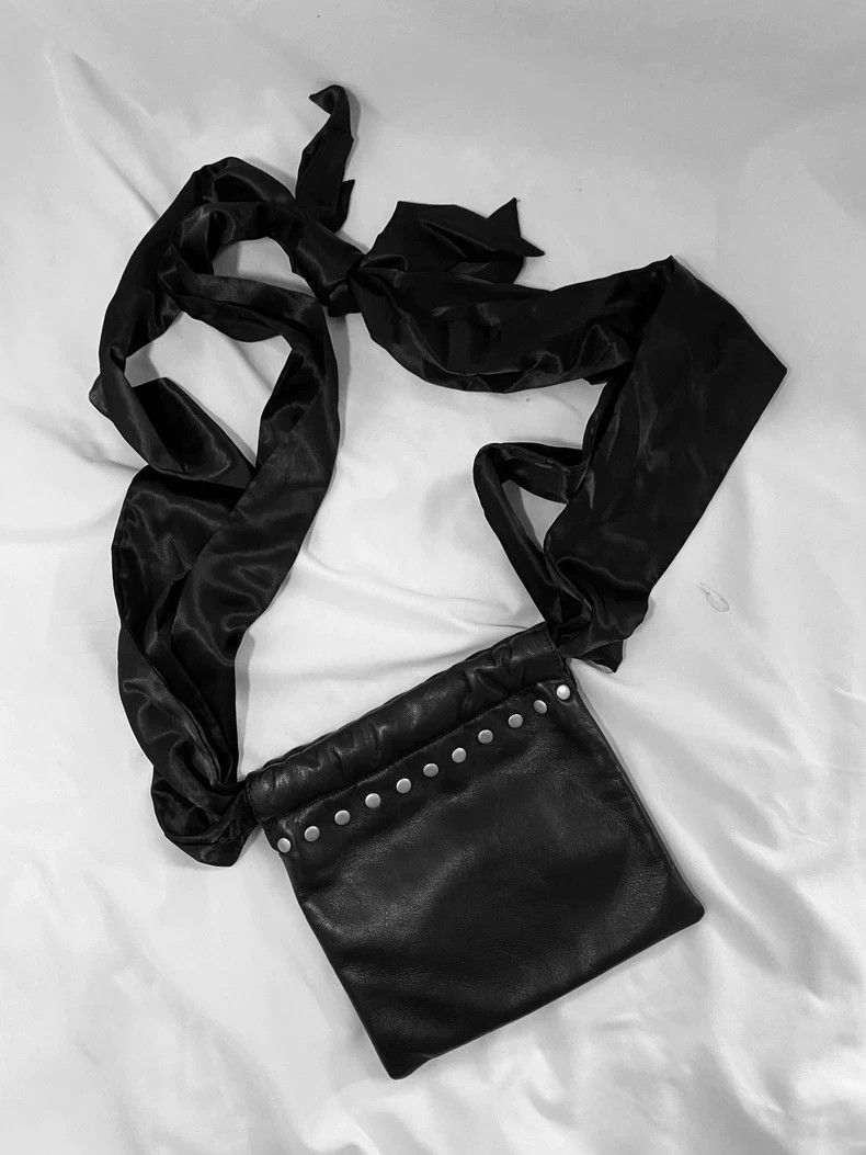 Junya Watanabe Junya Watanabe Ribbon Sling Bag Black Size ONE SIZE - 6 Thumbnail