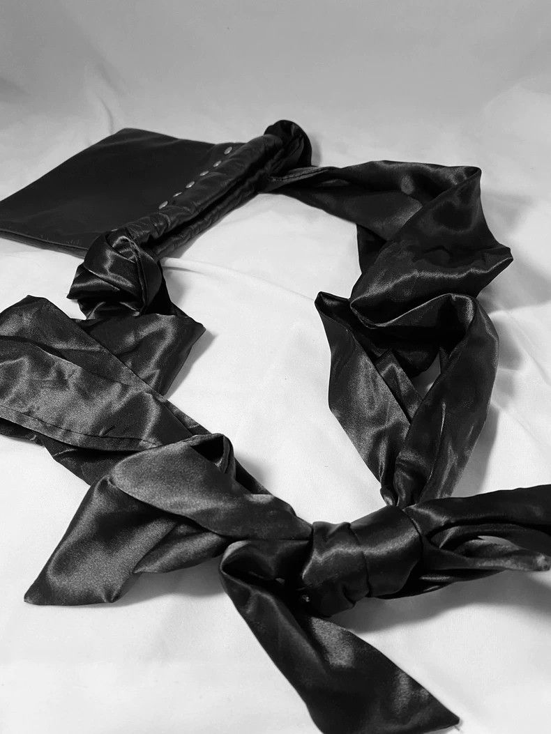 Junya Watanabe Junya Watanabe Ribbon Sling Bag Black Size ONE SIZE - 7 Thumbnail