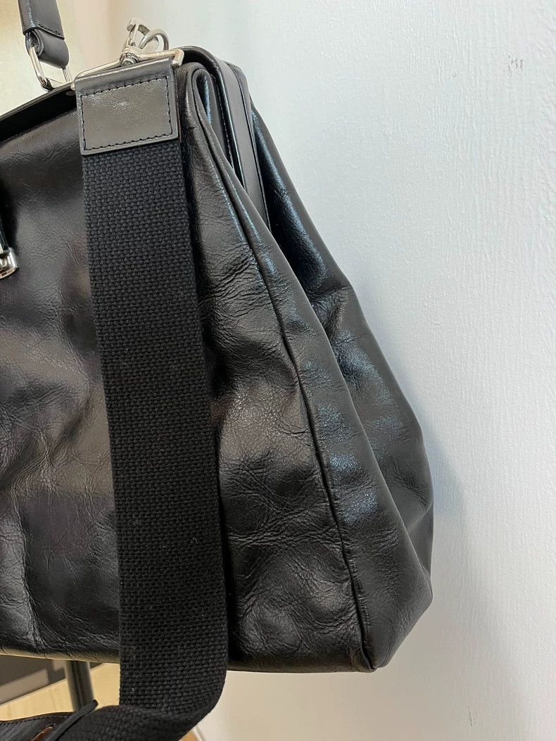 Yohji Yamamoto Yohji Yamamoto Y's Doctor Bag Leather Handbag Size ONE SIZE - 5 Thumbnail