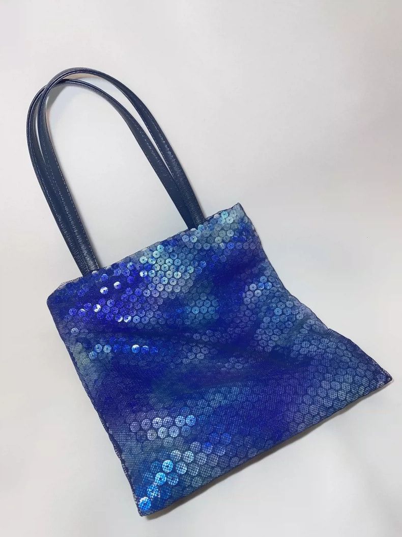 Vivienne Tam Vivienne Tam Sequin Blue Tote Bag Size ONE SIZE - 2 Thumbnail
