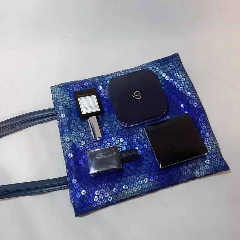 Vivienne Tam Vivienne Tam Sequin Blue Tote Bag Size ONE SIZE - 6 Thumbnail