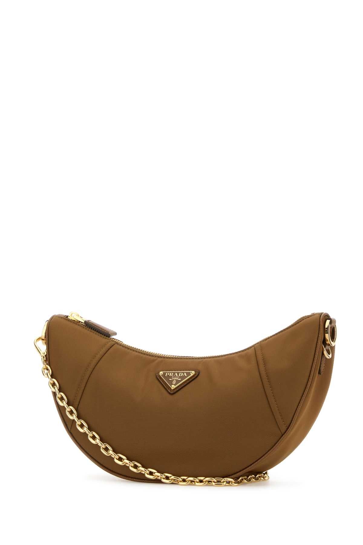 Prada Camel Re-Nylon Prada Demi-Lune Shoulder Bag Size ONE SIZE - 2 Thumbnail
