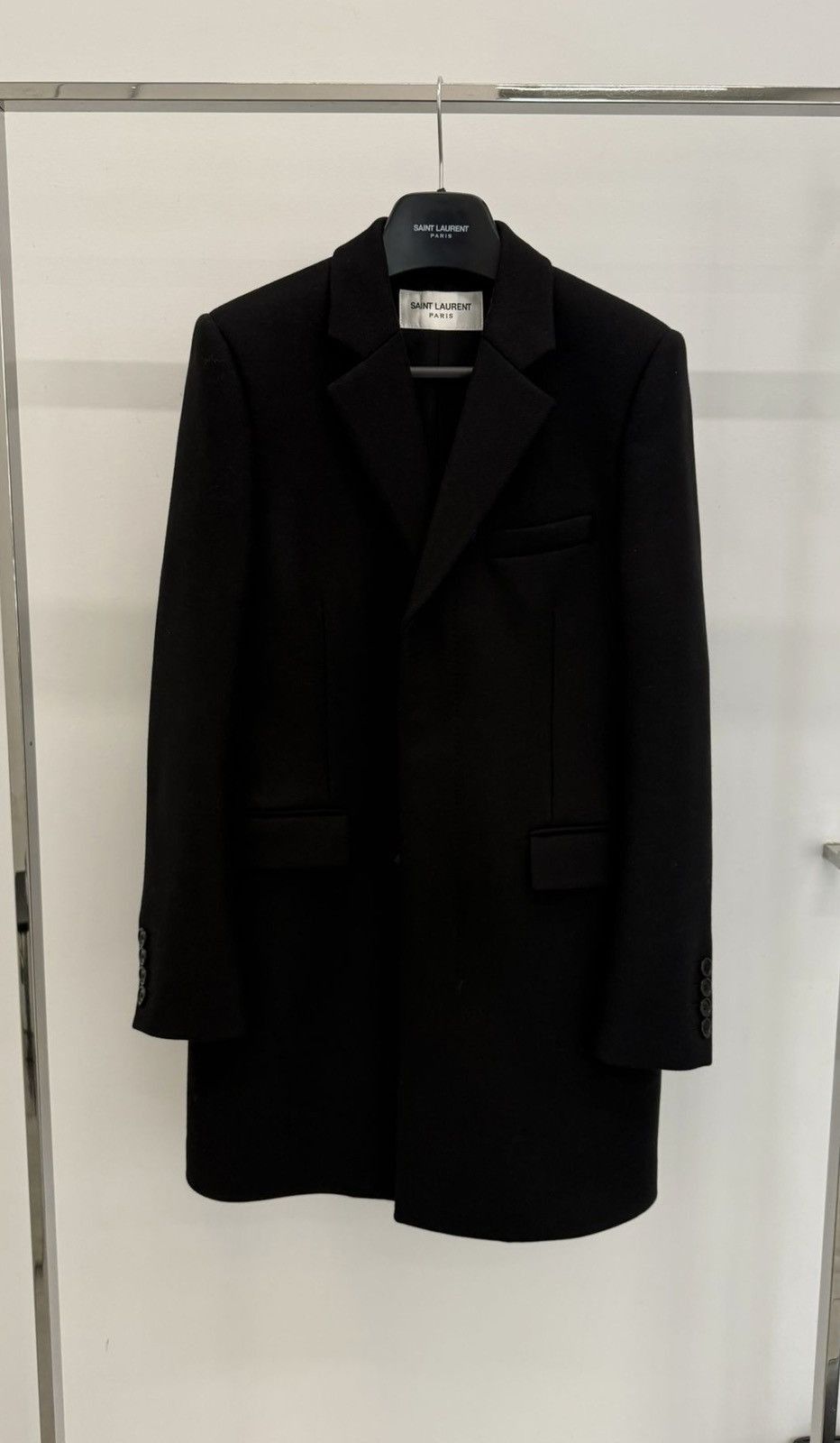 Saint Laurent Paris chesterfield wool coat Size US M / EU 48-50 / 2 - 2 Thumbnail