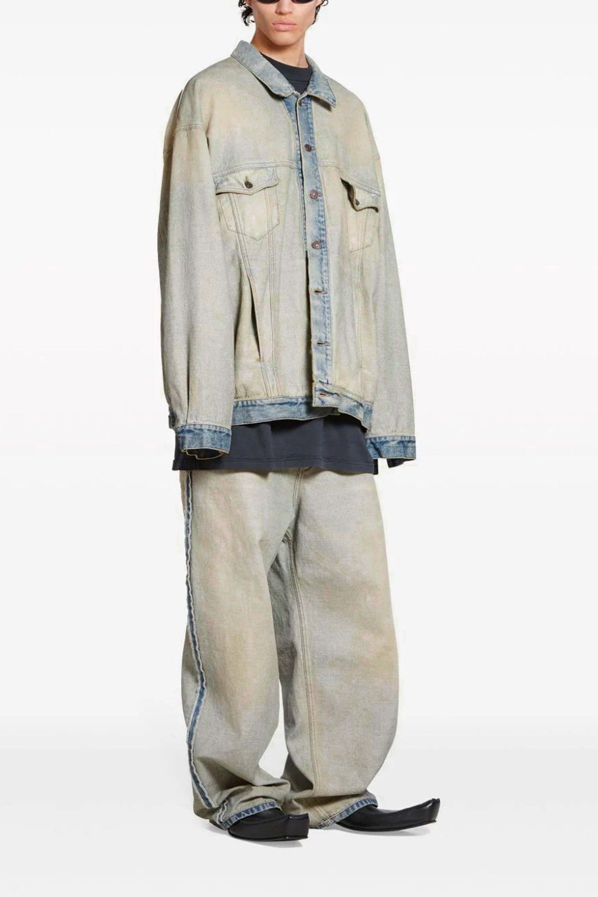 Balenciaga oversized denim jacket Size US S / EU 44-46 / 1 - 2 Thumbnail