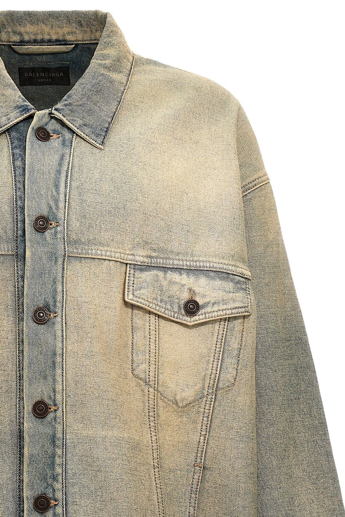Balenciaga oversized denim jacket Size US S / EU 44-46 / 1 - 4 Thumbnail
