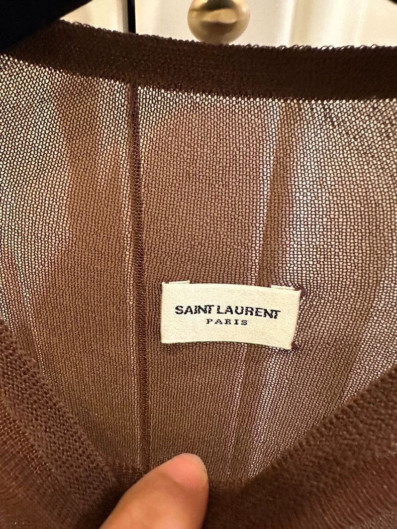 Saint Laurent Paris Saint Laurent Long Sleeve Top in New Condition Size US M / EU 48-50 / 2 - 2 Thumbnail