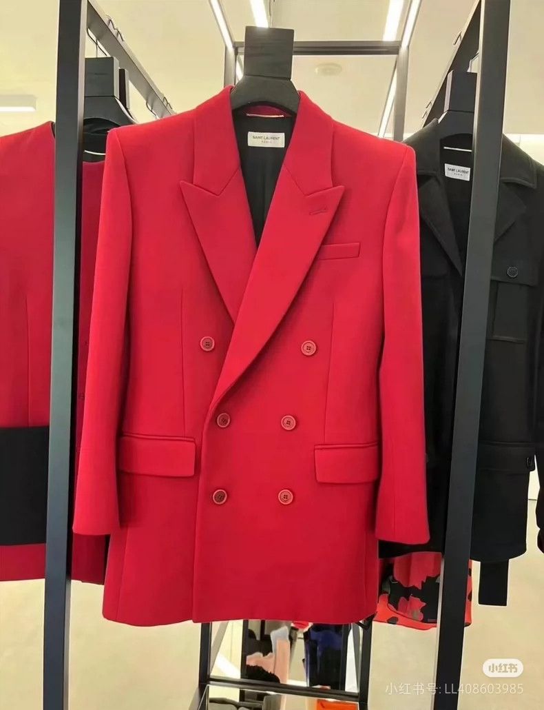 Yves Saint Laurent YSL Red Blazer Size 36 Never Worn Size US S / EU 44-46 / 1 - 2 Thumbnail