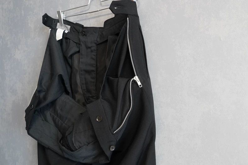Yohji Yamamoto Yohji Yamamoto Zip Pants Size 3 Size US 26 / EU 42 - 3 Thumbnail