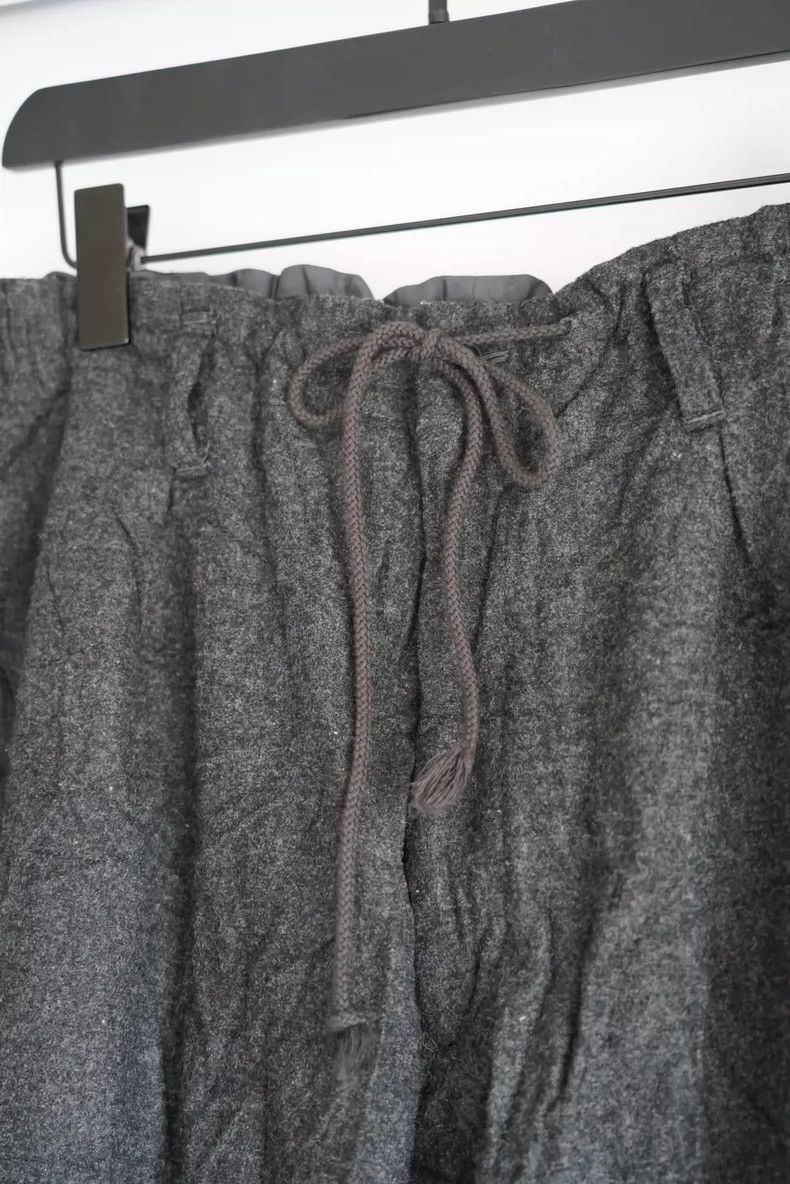 Yohji Yamamoto Yohji Yamamoto Drawstring Wool Pants Size US 26 / EU 42 - 3 Thumbnail