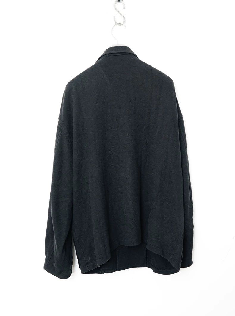 Yohji Yamamoto Loose Draped Black Jacket for Men Size US M / EU 48-50 / 2 - 7 Thumbnail