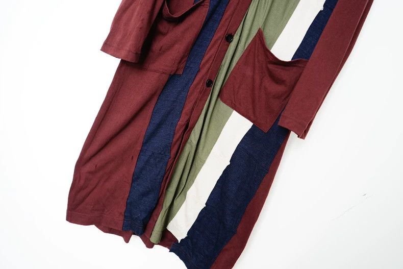 Yohji Yamamoto Yohji Yamamoto Color Blocked Cardigan Shirt Size US M / EU 48-50 / 2 - 5 Thumbnail