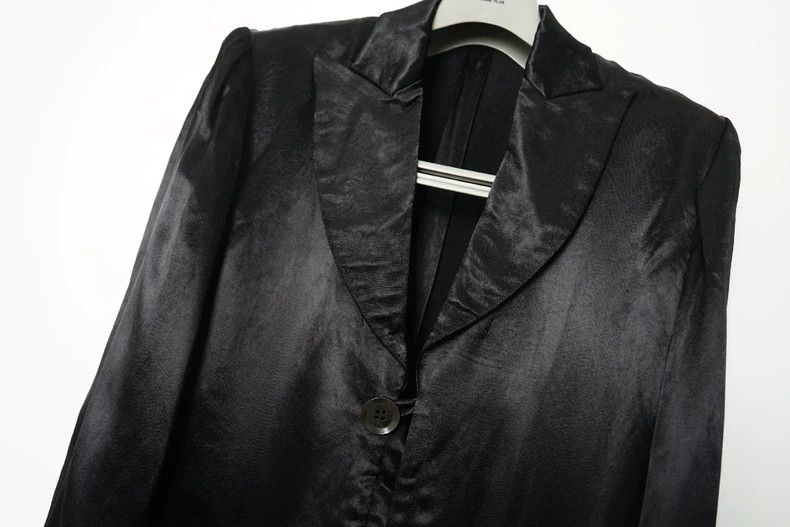 Yohji Yamamoto Yohji Yamamoto Silk Jacket with Buttons Size US M / EU 48-50 / 2 - 3 Thumbnail