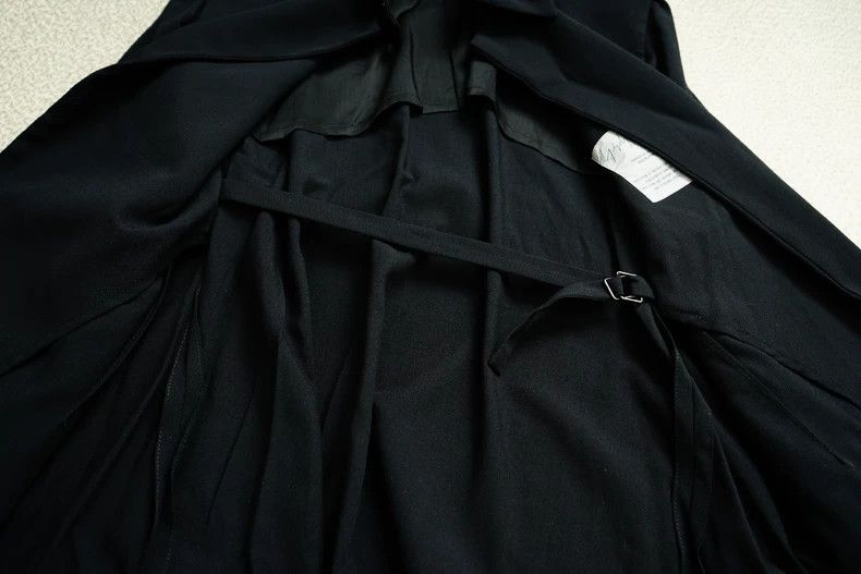 Yohji Yamamoto Yohji Yamamoto Wool Cape Long Coat Size US S / EU 44-46 / 1 - 6 Thumbnail