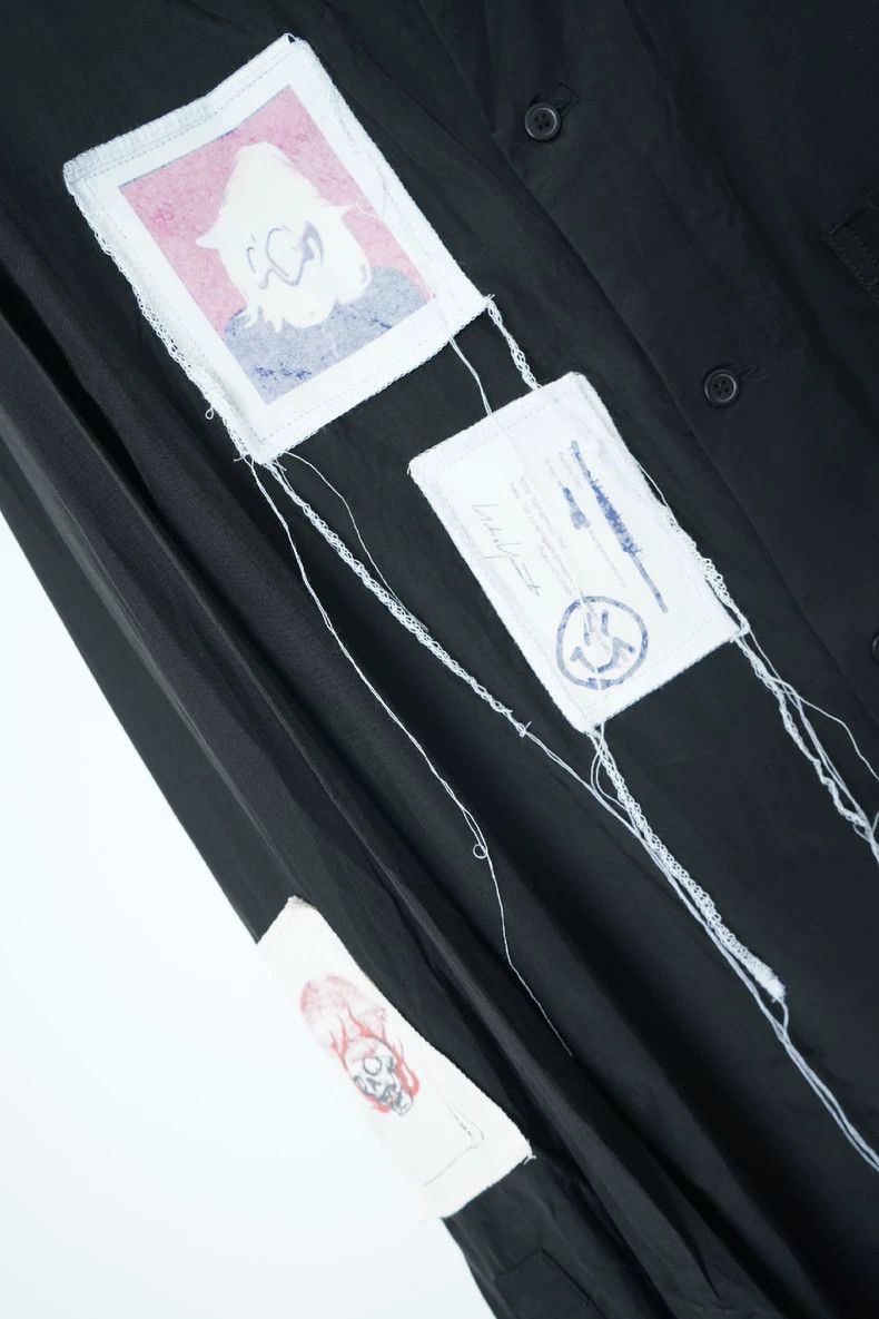 Yohji Yamamoto Yohji Yamamoto Patchwork Black Shirt Size US L / EU 52-54 / 3 - 5 Thumbnail