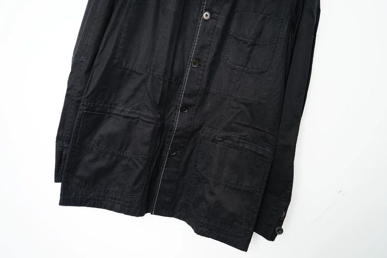 Yohji Yamamoto Black Yohji Yamamoto Spring Summer Jacket Size US M / EU 48-50 / 2 - 6 Thumbnail