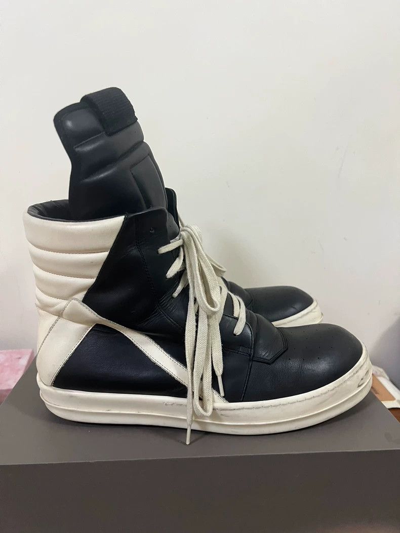 Rick Owens Rick Owens Black and White High Top Sneakers-dmc Size US 10 / EU 43 - 2 Thumbnail