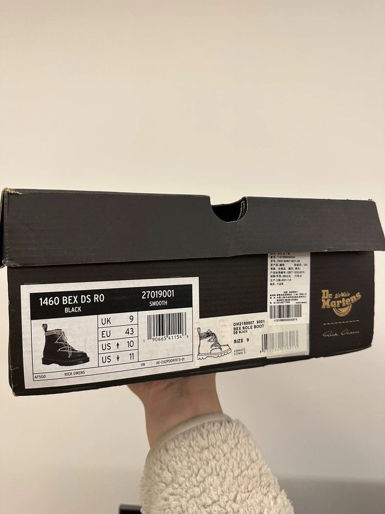 Rick Owens Rick Owens x Dr. Martens Martin Boots-dmc Size US 10 / EU 43 - 7 Thumbnail