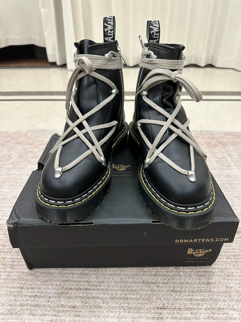 Rick Owens Rick Owens x Dr. Martens Martin Boots-dmc Size US 10 / EU 43 - 3 Thumbnail