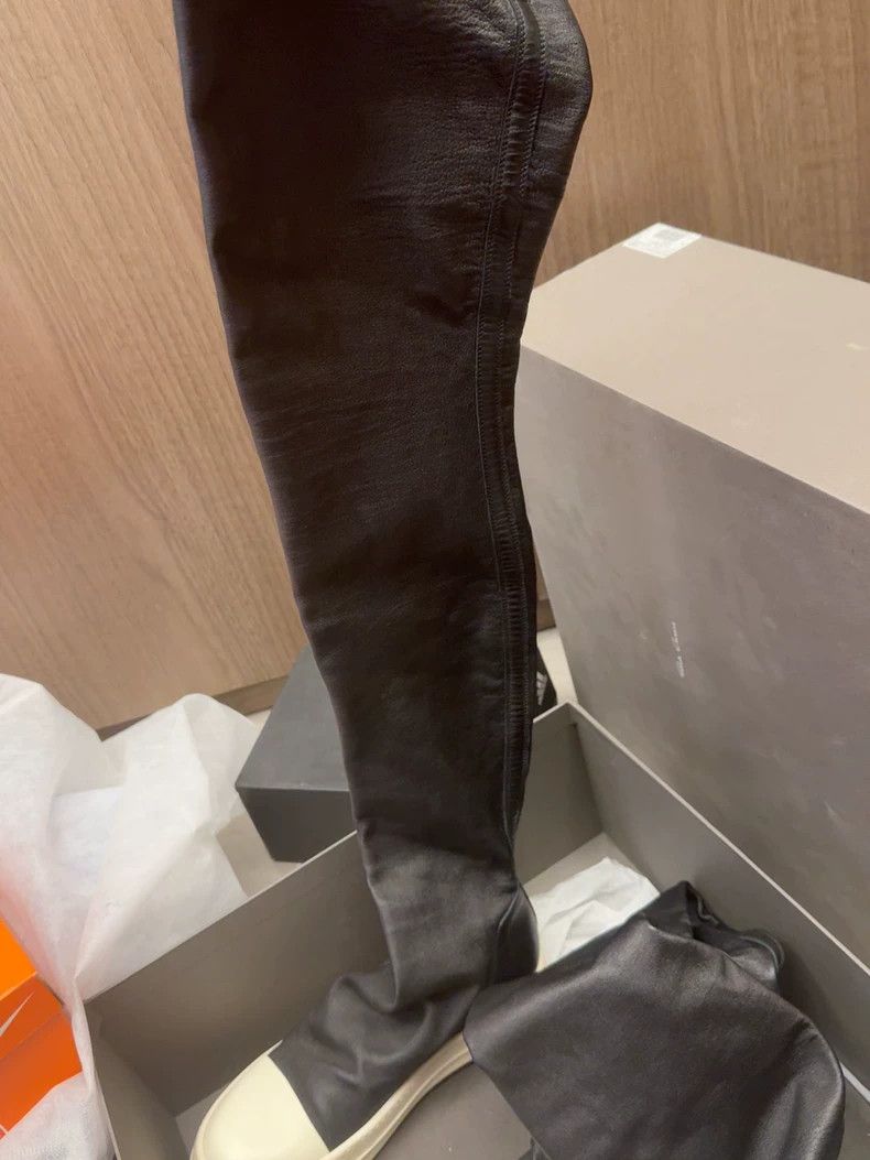 Rick Owens Rick Owens Knee High Boots Size 38.5-dmc Size US 7.5 / EU 40-41 - 5 Thumbnail