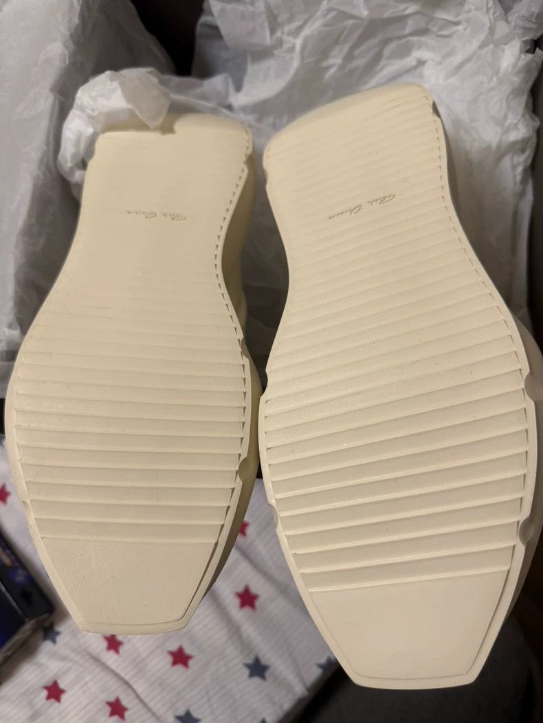 Rick Owens Rick Owens Cream Leather Sneakers Size 42-dmc Size US 9 / EU 42 - 2 Thumbnail
