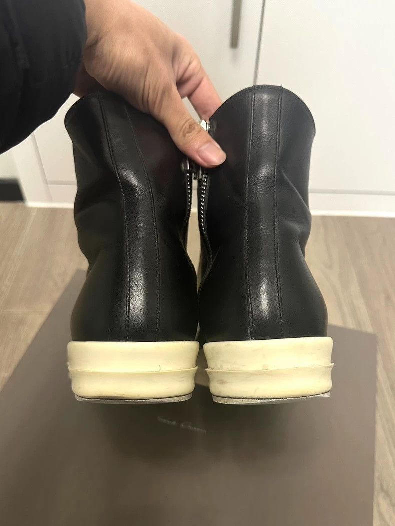 Rick Owens Rick Owens Leather High-Top Sneakers Size 40-dmc Size US 8 / EU 41 - 3 Thumbnail