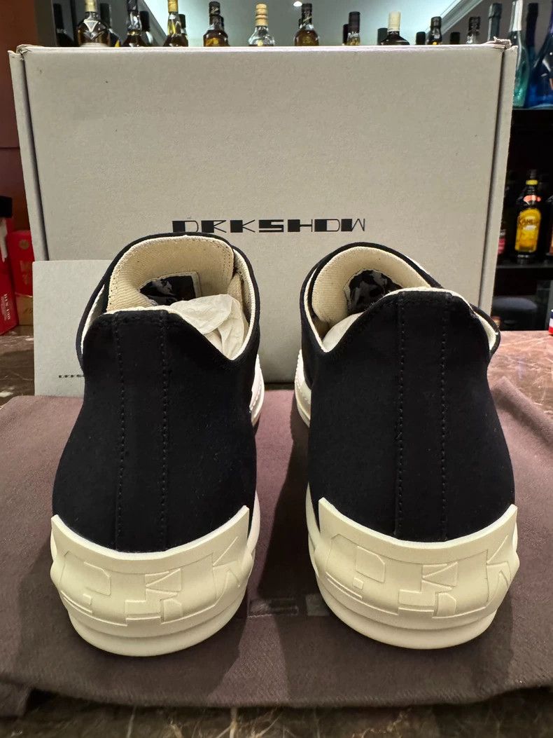 Rick Owens Rick Owens DRKSHDW Canvas Sneakers Black and White-dmc Size US 7.5 / EU 40-41 - 3 Thumbnail