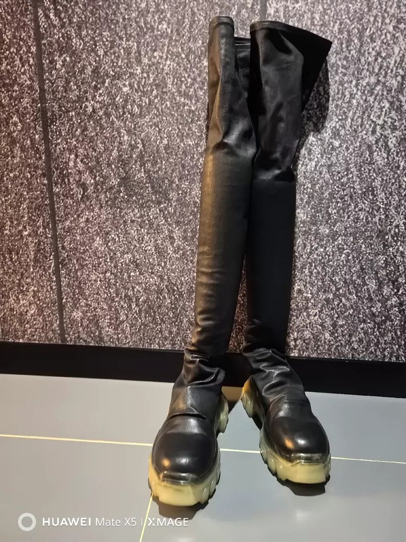 Rick Owens Rick Owens Over-the-Knee Transparent Long Boots-dmc Size US 6.5 / EU 39-40 - 2 Thumbnail