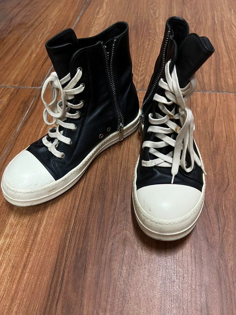 Rick Owens Rick Owens High Top Leather Sneakers-dmc Size US 9 / EU 42 - 2 Thumbnail