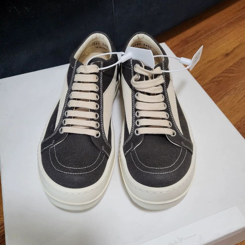 Rick Owens Rick Owens Low Top Canvas Sneakers-dmc Size US 5.5 / EU 38 - 2 Thumbnail