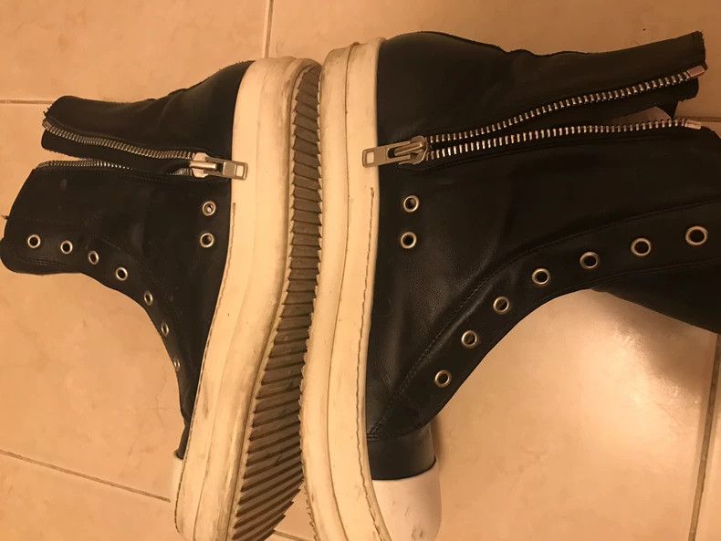 Rick Owens Rick Owens High-Top Men's Sneakers Size 43-dmc Size US 10 / EU 43 - 4 Thumbnail