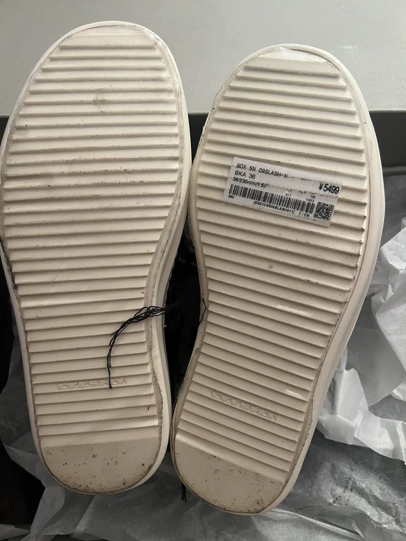 Rick Owens Rick Owens Black Casual Canvas Low-Top Sneakers-dmc Size US 5.5 / EU 38 - 3 Thumbnail