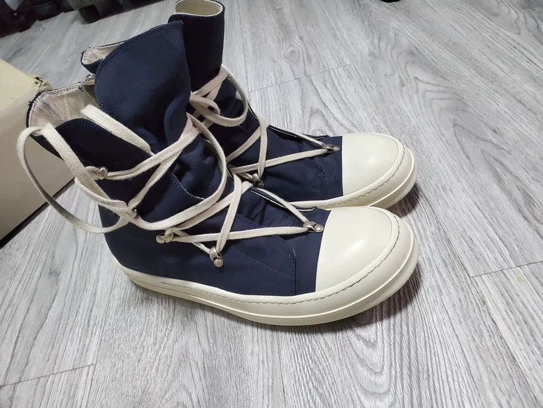 Rick Owens Rick Owens Navy High Top Sneakers-dmc Size US 9 / EU 42 - 2 Thumbnail