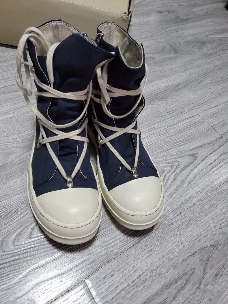 Rick Owens Rick Owens Navy High Top Sneakers-dmc Size US 9 / EU 42 - 3 Thumbnail