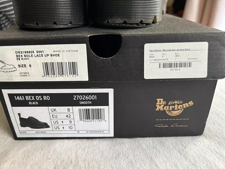 Rick Owens Rick Owens x Dr. Martens Derby Shoes-dmc Size US 9 / EU 42 - 6 Thumbnail